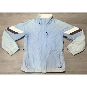 Vintage Columbia Convert Ski Jacket Women Size M Insulated Ski Board 90's